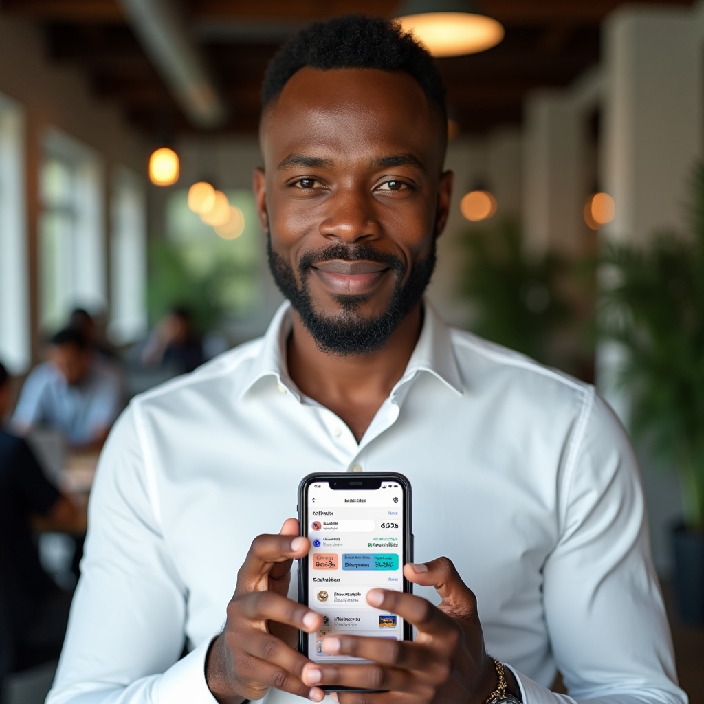 User managing digital assets in the Elvantis non-custodial wallet on a smartphone with portfolio overview visible
